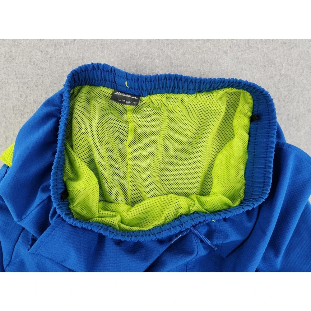 Eddie Bauer Boys Hybrid‎ Blue Shorts Swimming Shorts Size XL (18/20) Mens Small
